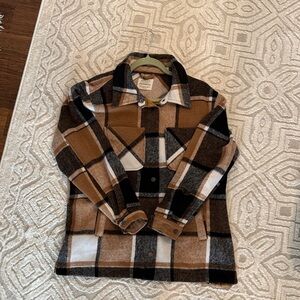 Plaid Outerwear Jacket